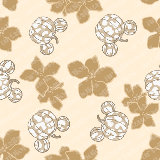 Cheetah Mickey Repeat Surface Pattern