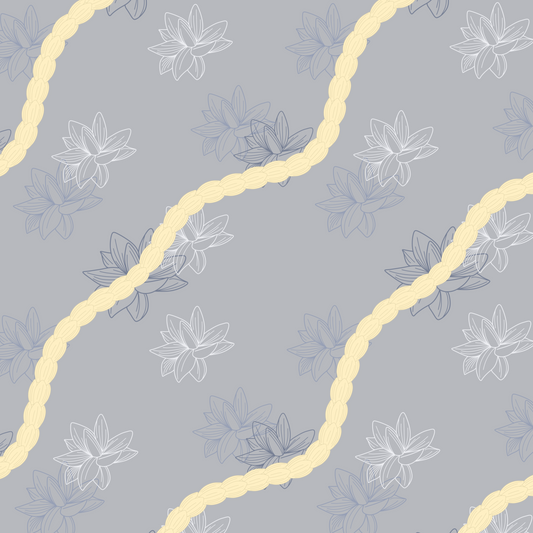 Pikake Garden Repeat Surface Pattern