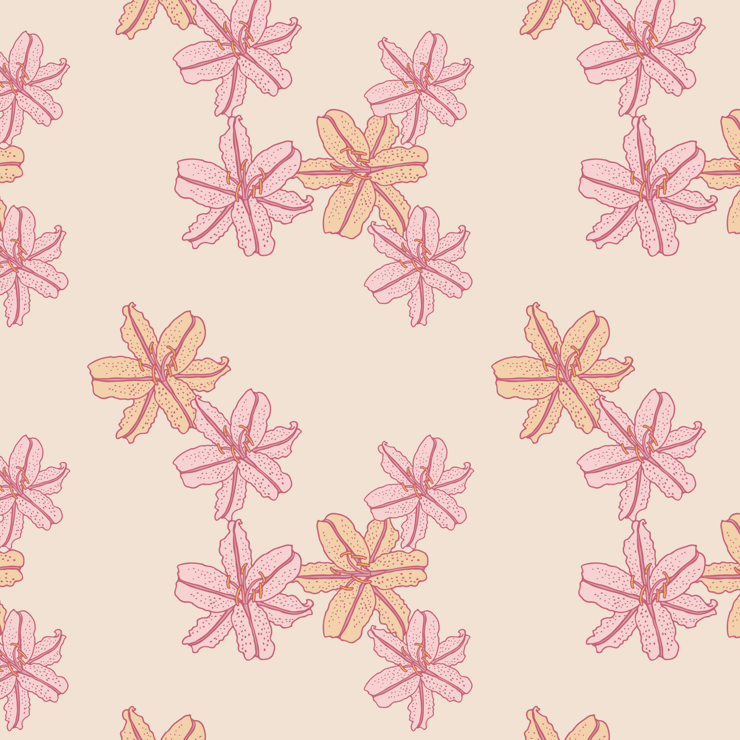 Lily Repeat Surface Pattern