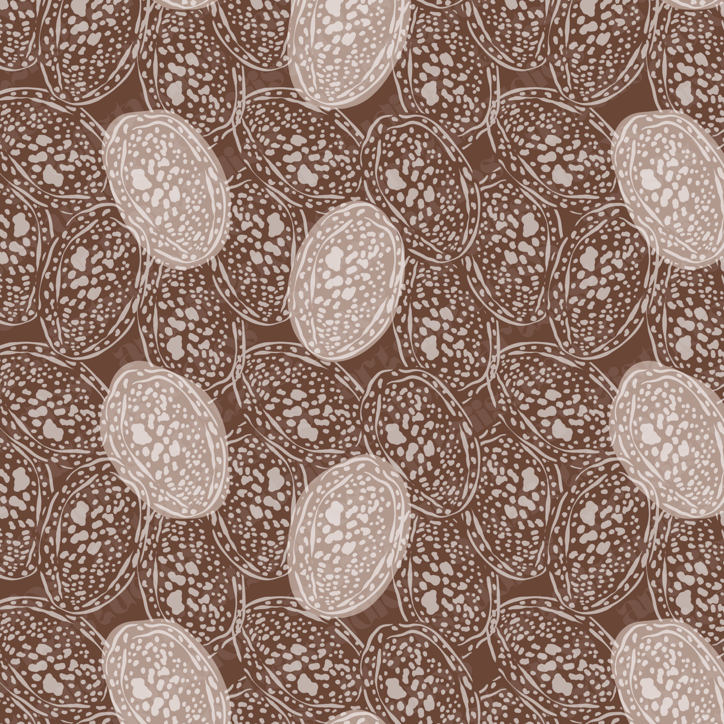 Cowrie Shells Repeat Surface Pattern
