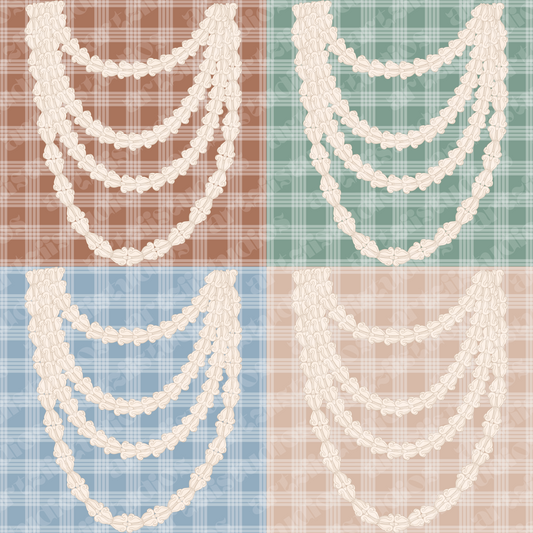 Crown Lei Drape Repeat Surface Pattern for Fuji Kula Fashion