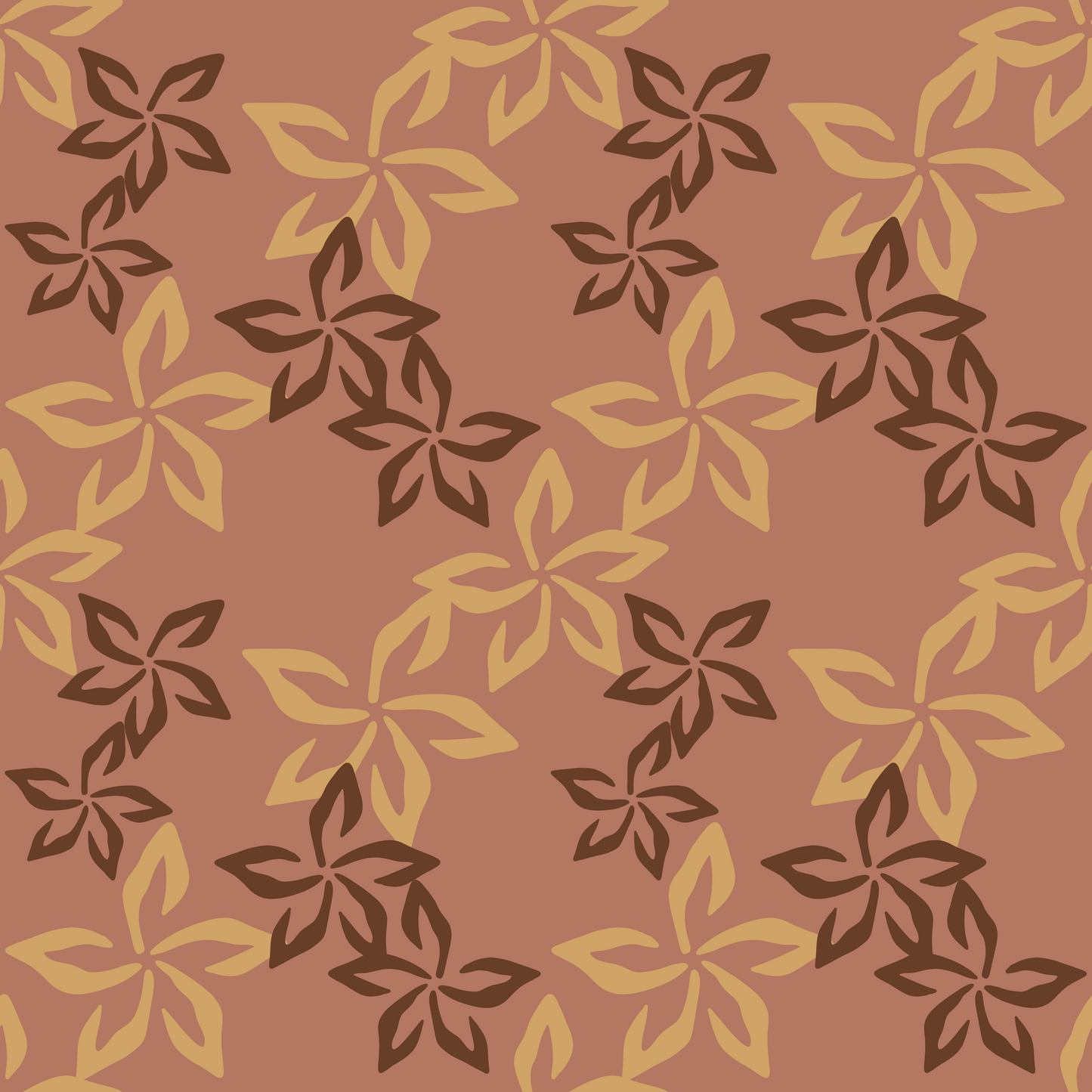 Dainty Plumeria Repeat Surface Pattern