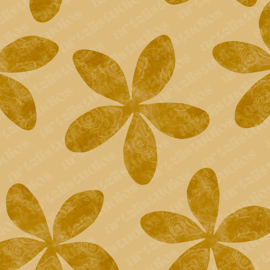 Distressed Plumeria Surface Pattern