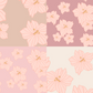 Elegant Cherry Blossom Repeat Surface Pattern