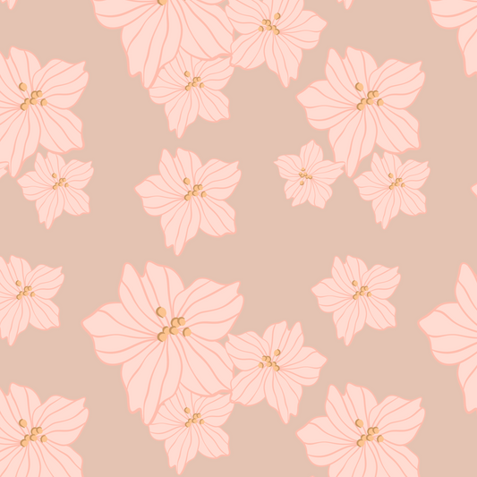 Elegant Cherry Blossom Repeat Surface Pattern