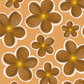Brown Daisy Surface Pattern
