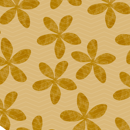 Distressed Plumeria Surface Pattern