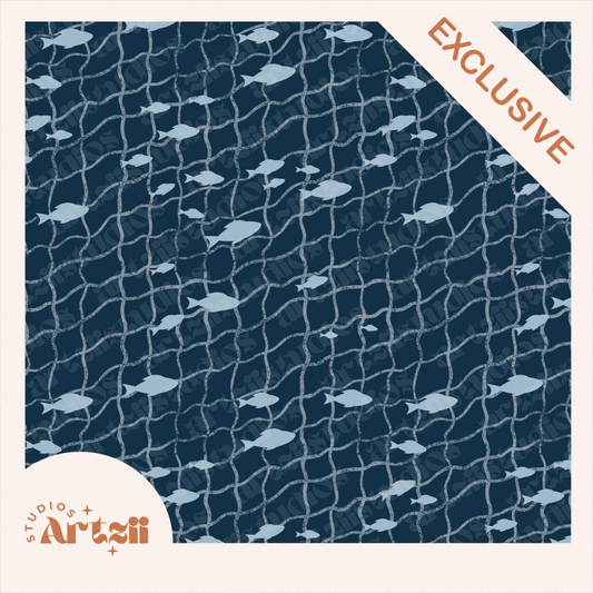 Fish Net Repeat Surface Pattern #51