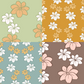 Floral Scatter Repeat Surface Pattern
