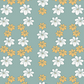 Floral Scatter Repeat Surface Pattern