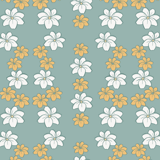 Floral Scatter Repeat Surface Pattern