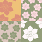 Gardenia Love Repeat Surface Pattern