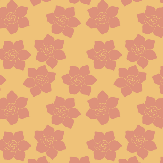 Gardenia Love Repeat Surface Pattern