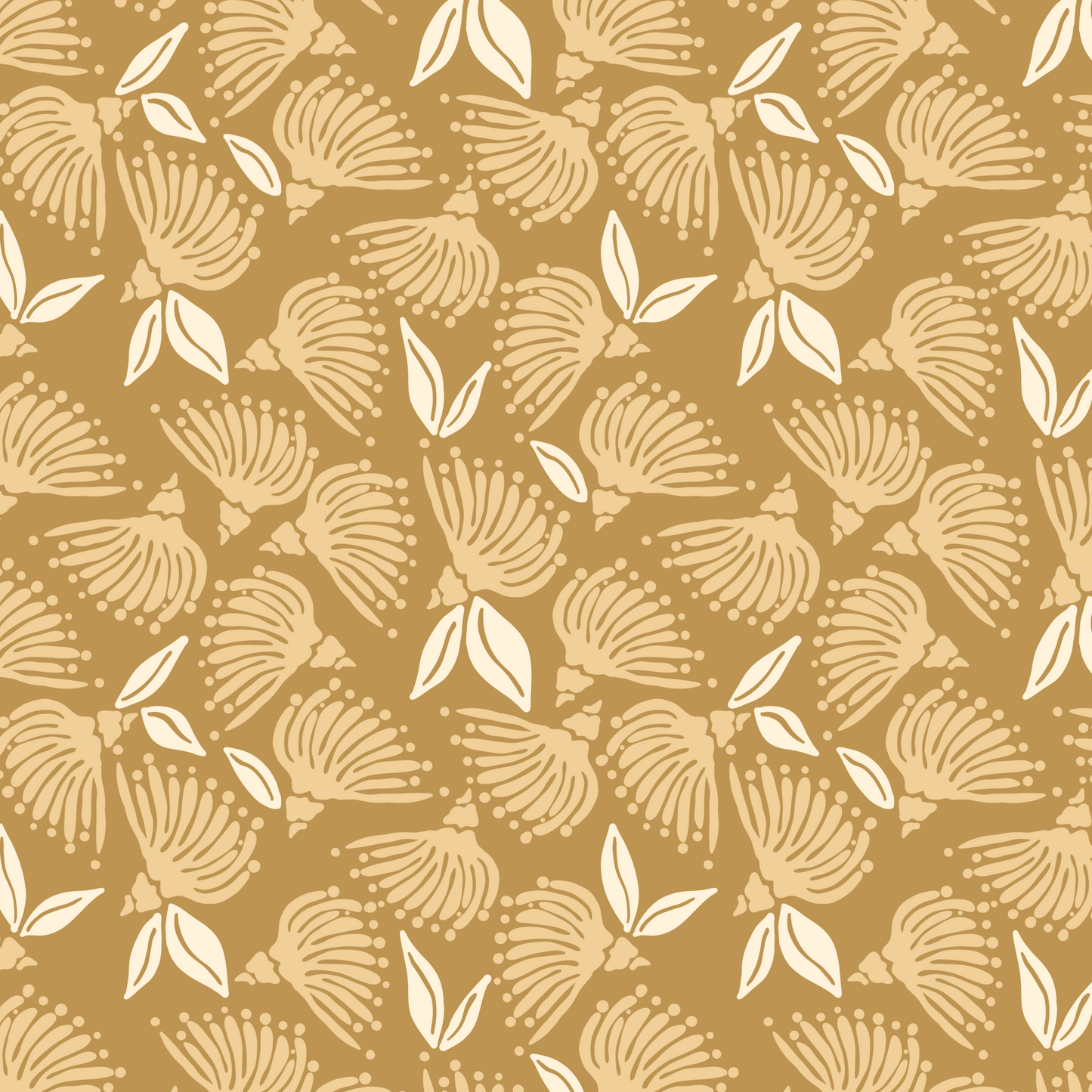 Groovy Ohia Lehua Repeat Surface Pattern