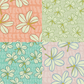 Hebrew Plumeria Repeat Surface Pattern