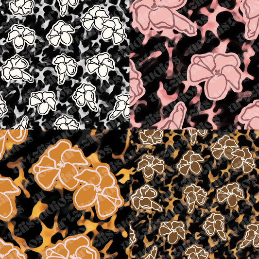 Tortoise Puakenikeni Repeat Surface Pattern for Hi Thrifting Mama