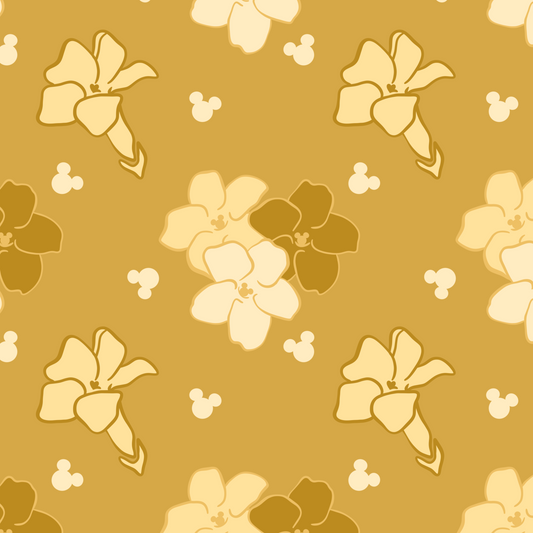 Mickey Trio Puakenikeni Repeat Surface Pattern