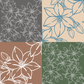 Jasmine Cluster Repeat Surface Pattern