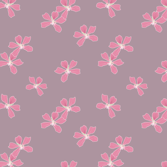 Hong Kong Orchids Repeat Surface Pattern