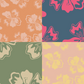 Summer Hibiscus Repeat Surface Pattern