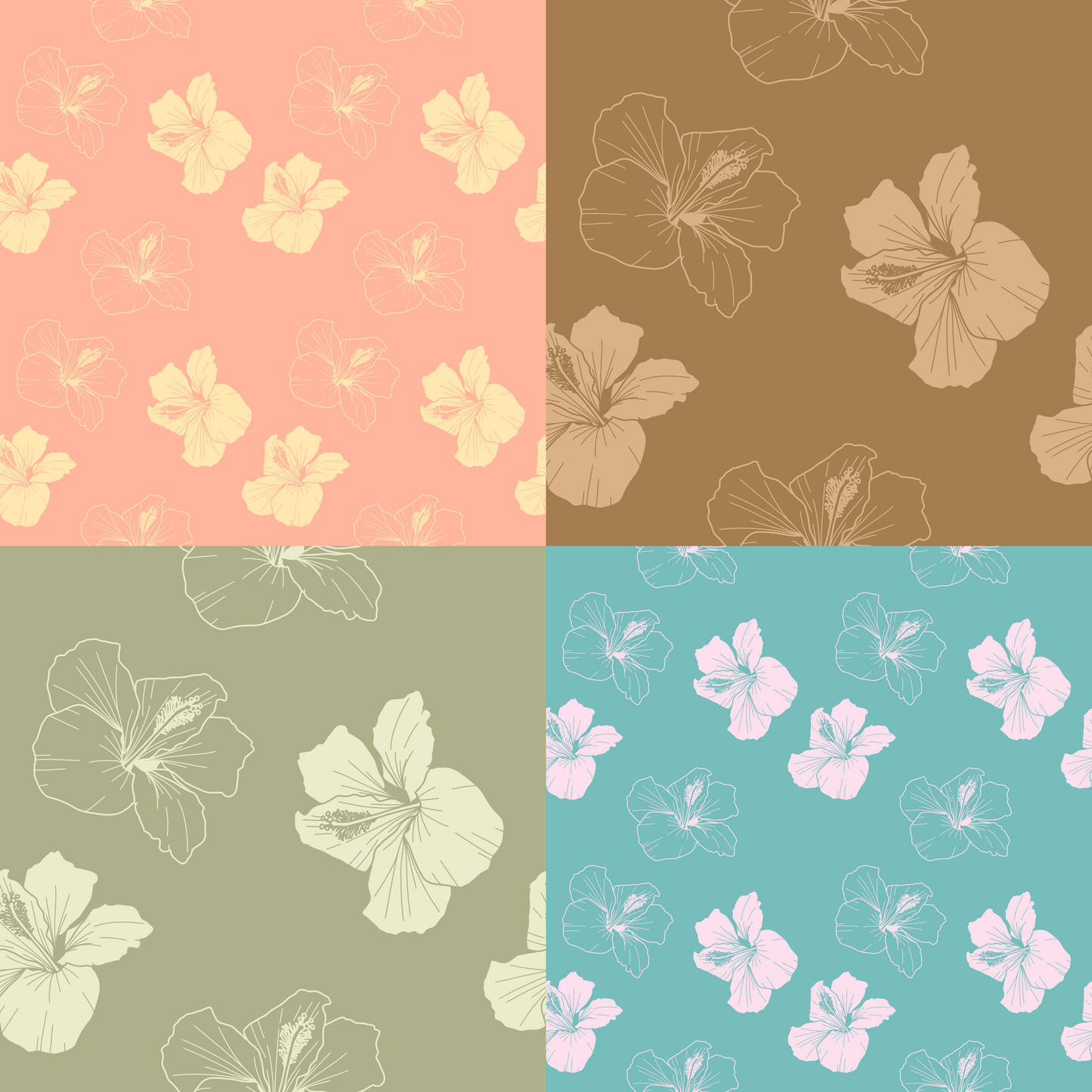 Tropical Punch Repeat Surface Pattern
