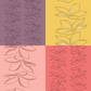 Falling Plumerias Repeat Surface Pattern