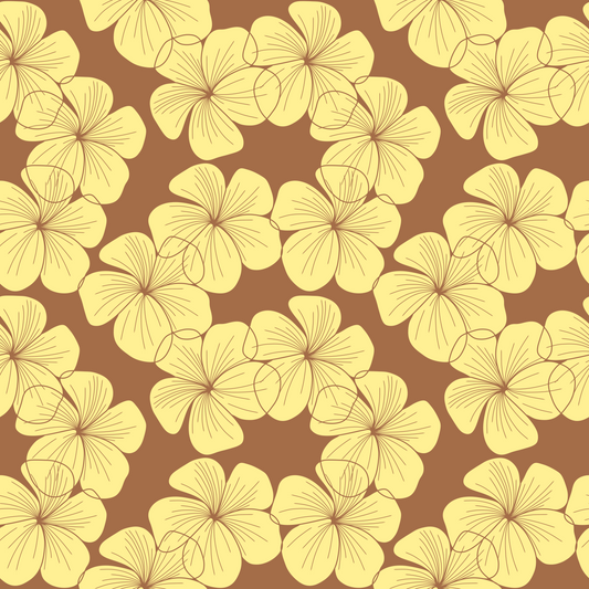 Plumeria Showers Repeat Surface Pattern