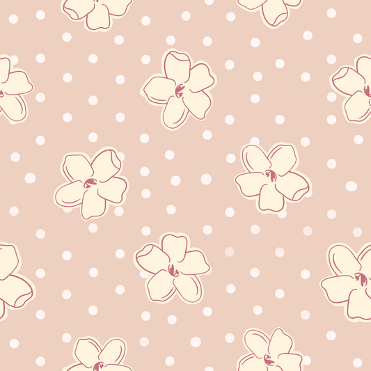 Puakenikeni Polka Dots Repeat Surface Pattern