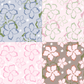 Spring Puakenikeni Repeat Surface Pattern