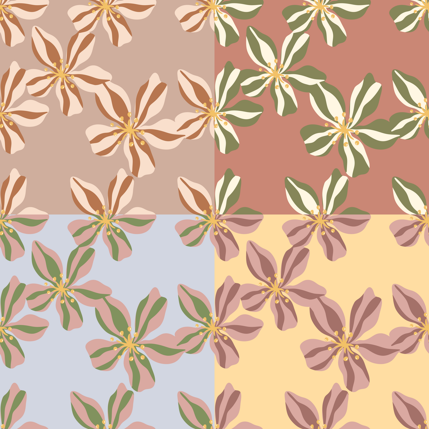 Retro Ulei Repeat Surface Pattern