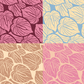 Vintage Anthurium Repeat Surface Pattern