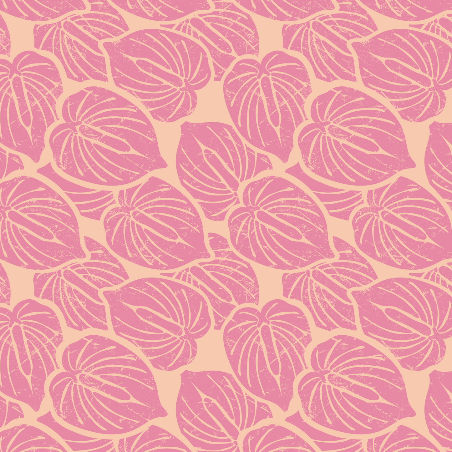 Vintage Anthurium Repeat Surface Pattern