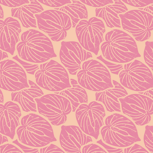 Vintage Anthurium Repeat Surface Pattern