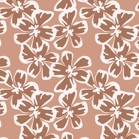 Baby Hibiscus Repeat Surface Pattern