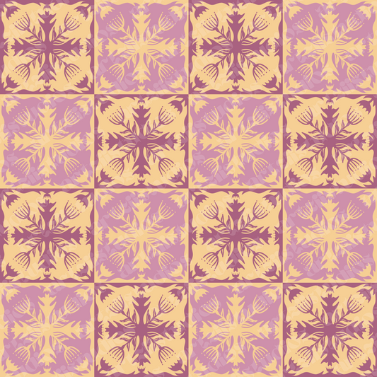 Ohia Quilt Repeat Surface Pattern