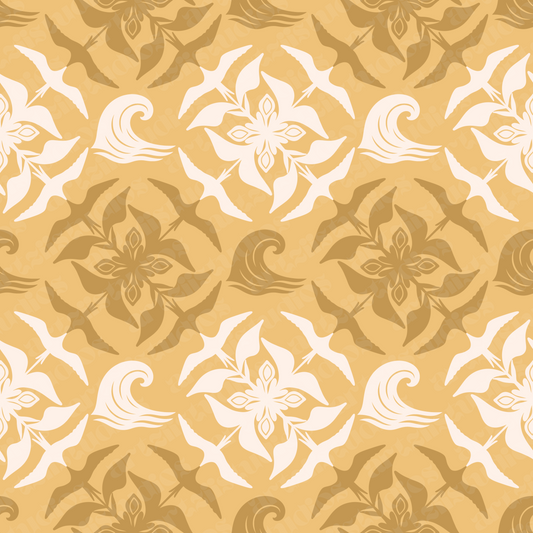 Iwa Bird Quilt Repeat Surface Pattern