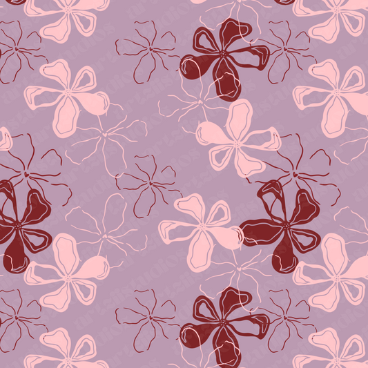 Plumeria Daze Repeat Surface Pattern