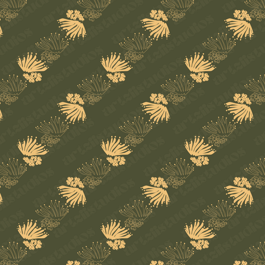 Linear Ohia Lehua Repeat Surface Pattern