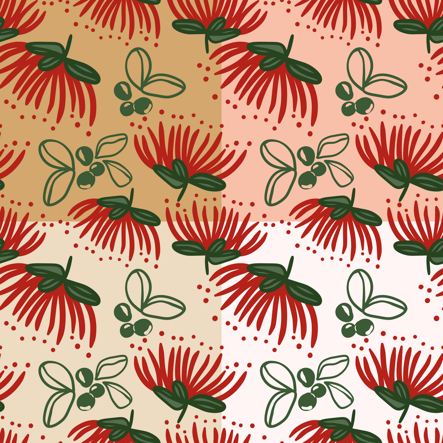 Ohia Lehua Repeat Surface Pattern