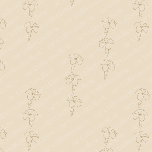 Minimal Trio Puakenikeni Repeat Surface Pattern