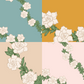 Gardenia Vine Repeat Surface Pattern