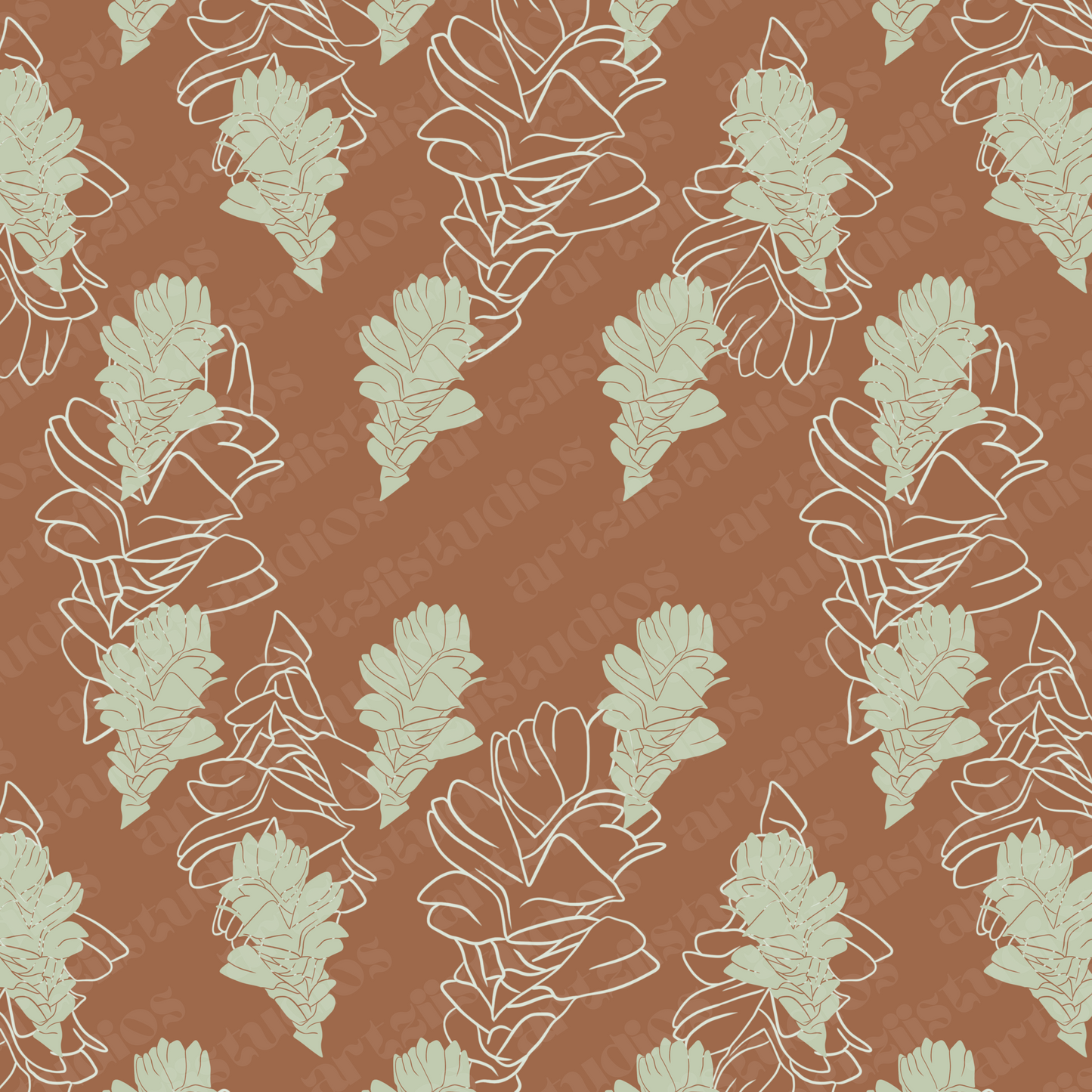 Terra Flora Surface Pattern