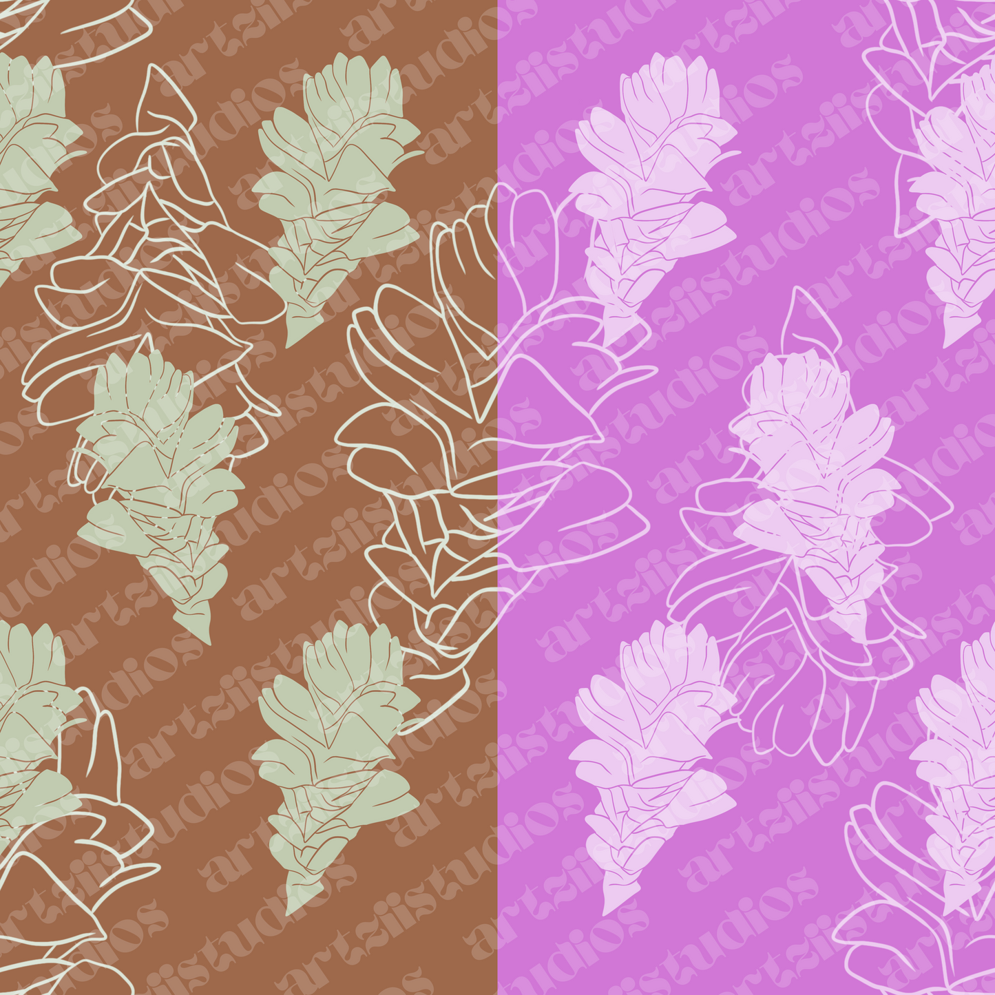 Terra Flora Surface Pattern