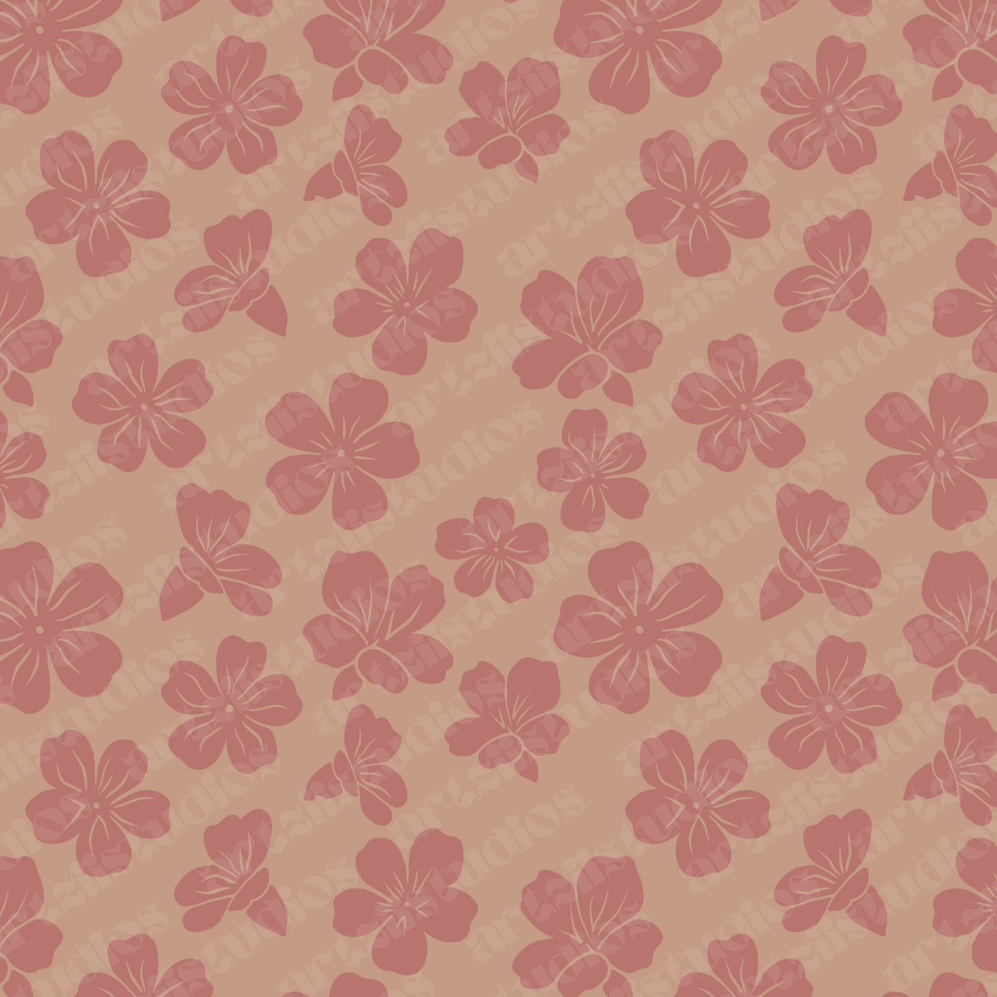 Sunkissed Oleander Surface Pattern