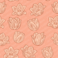Tulip Bloom Surface Pattern