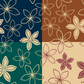 2 Tone Plumeria Repeat Surface Pattern