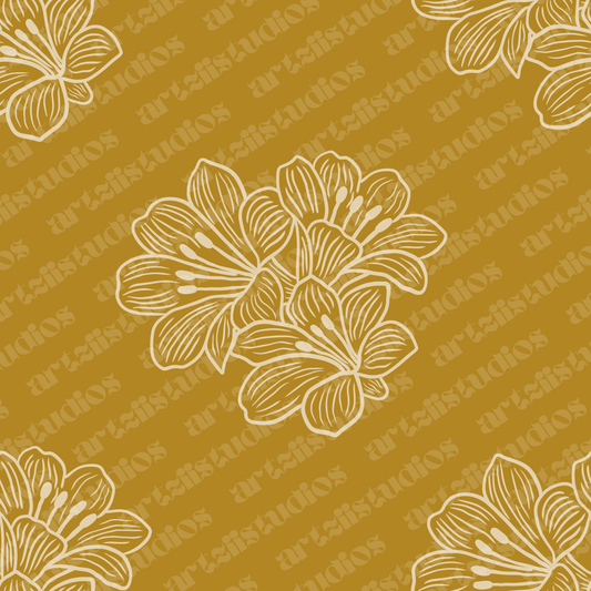 Clivia Miniata Repeat Surface Pattern