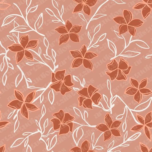 Summer Blossom Repeat Surface Pattern