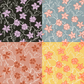 Summer Blossom Repeat Surface Pattern