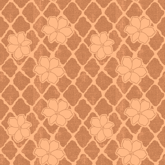 Vintage Puakenikeni Repeat Surface Pattern
